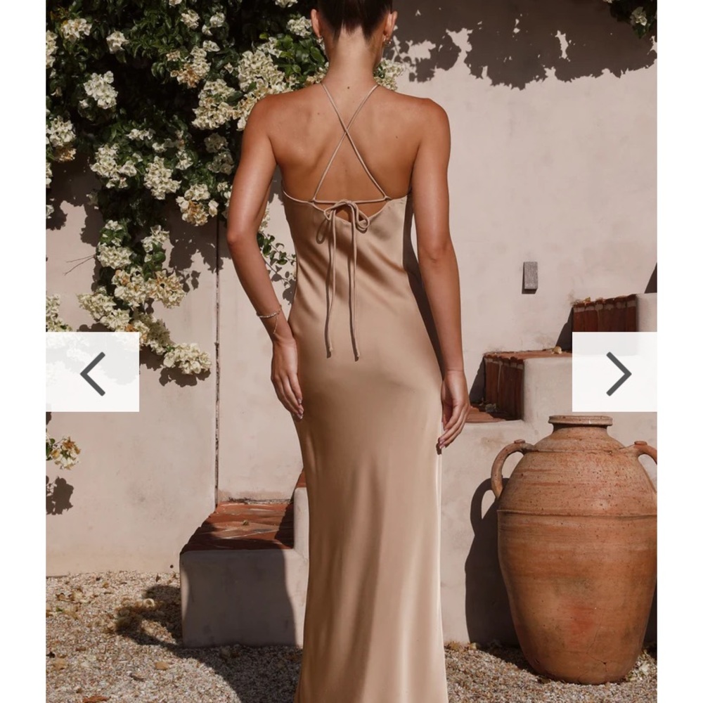 Billy J Australian halter style neckline maxi dress - Picture 2 of 4